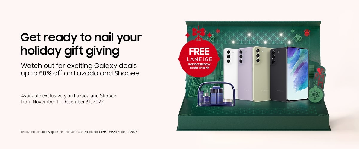 Nail your holiday gift giving with Samsung 12.12 Mega Sale