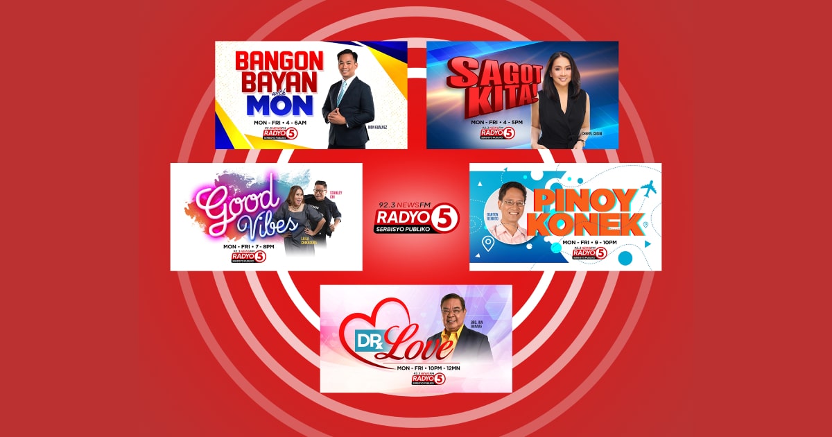 Radyo5 New Program Lineup