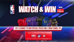 Get a Chance to Win NBA Merchandise with Cignal's Watch and Win Promo