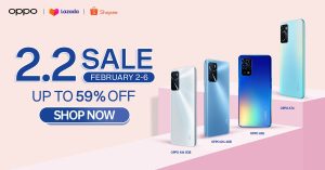 OPPO Welcomes the Month of Love with Discounts and Freebies at the 2.2 Sale
